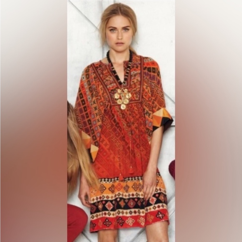 Anthropologie Tanvi Kedia Caftan S batwing top